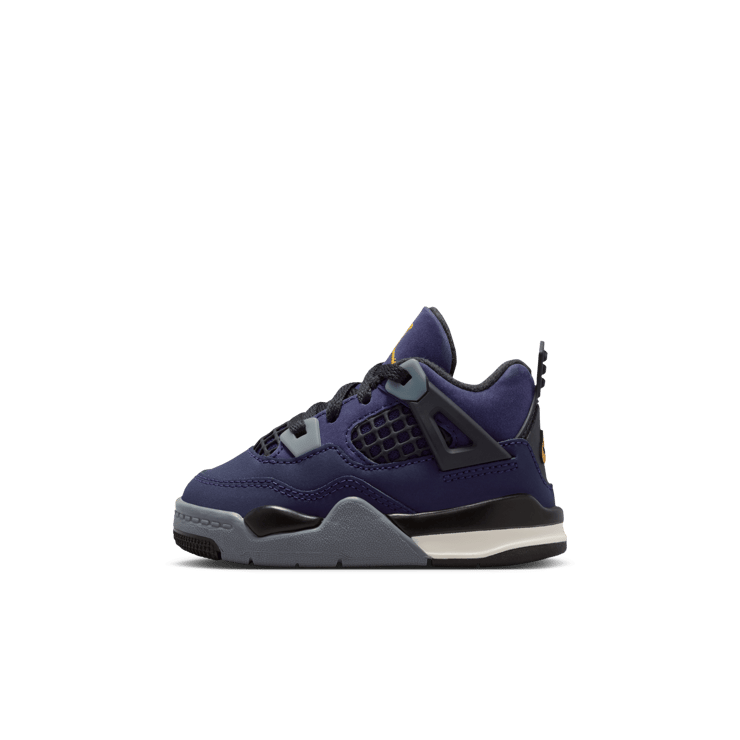 Air Jordan 4 Retro Lakers (TD) Angle 4