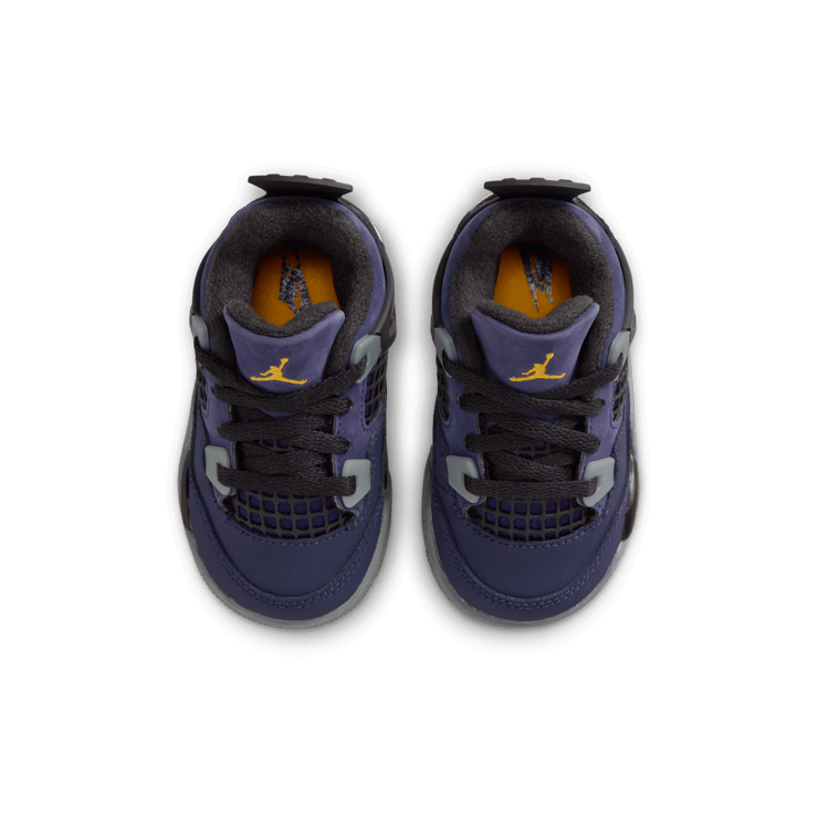 Air Jordan 4 Retro Lakers (TD) Angle 3