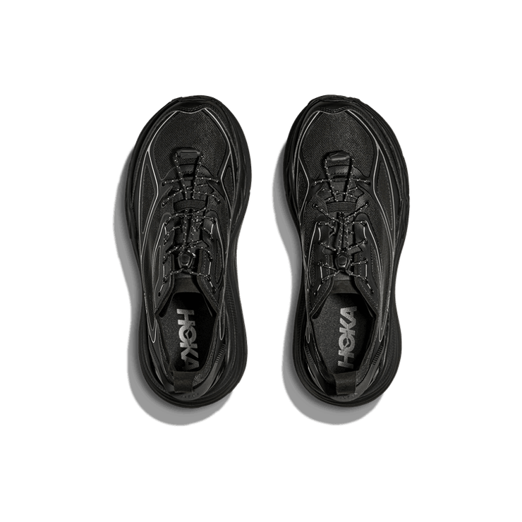 Hoka One One Stinson One7 Black Silver Angle 0