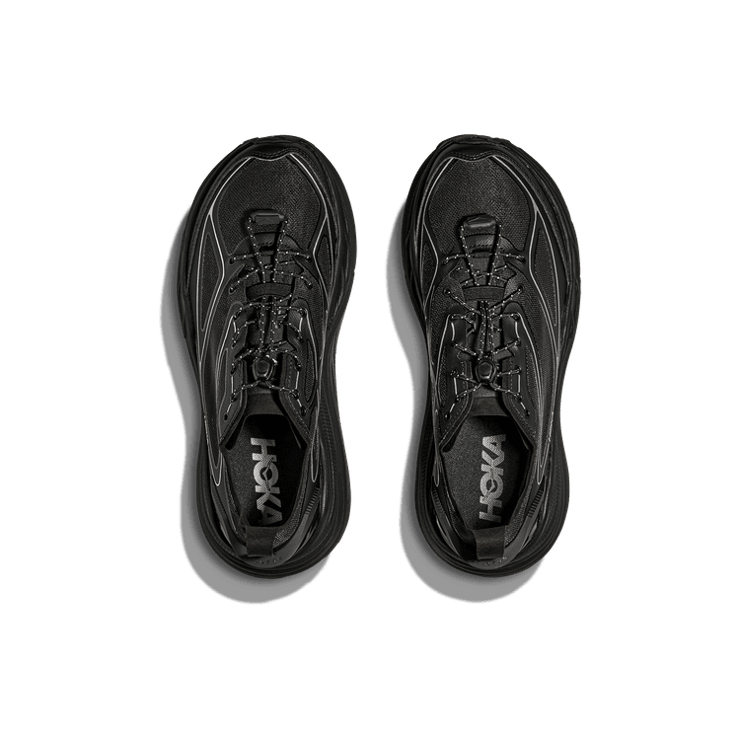 Hoka One One Stinson One7 Black Silver Angle 0