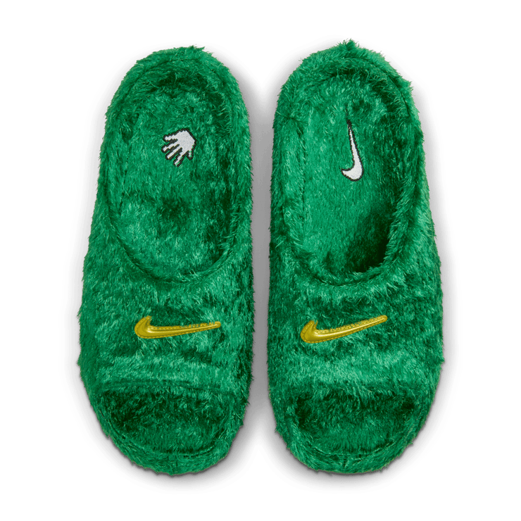 Nike ReactX Rejuven8 Slide .SWOOSH Kelly Green Angle 8