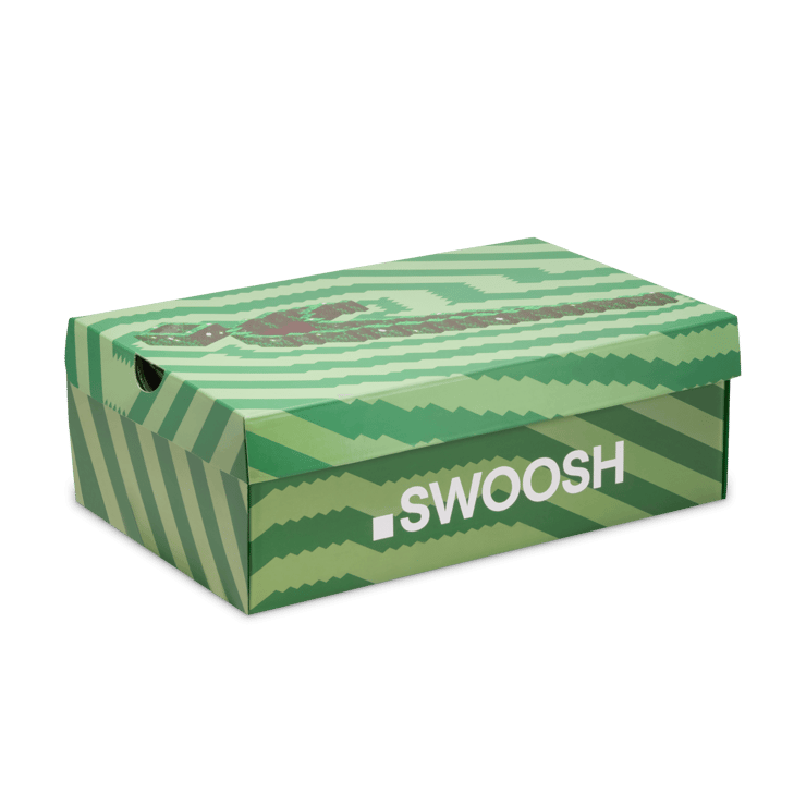 Nike ReactX Rejuven8 Slide .SWOOSH Kelly Green Angle 3