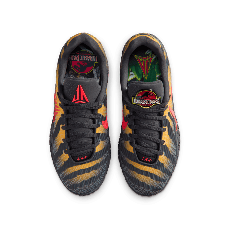 Nike Ja 3 Jurassic Park Anthracite (GS) Angle 3