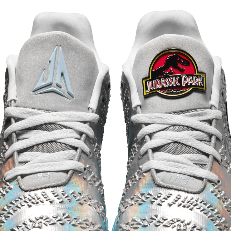 Nike Ja 3 Jurassic Park Metallic Silver Angle 5