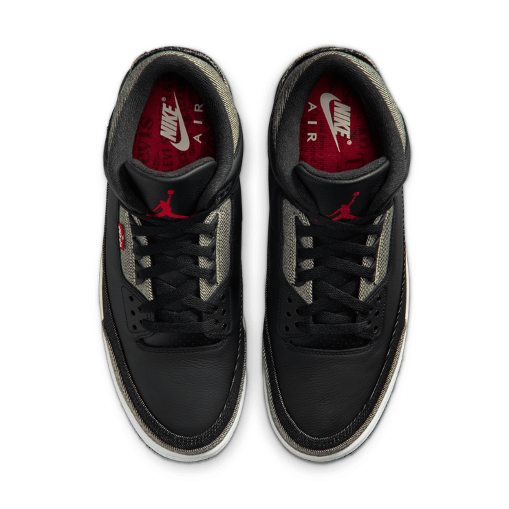 Air Jordan 3 Retro Levi's Black Cement Angle 0