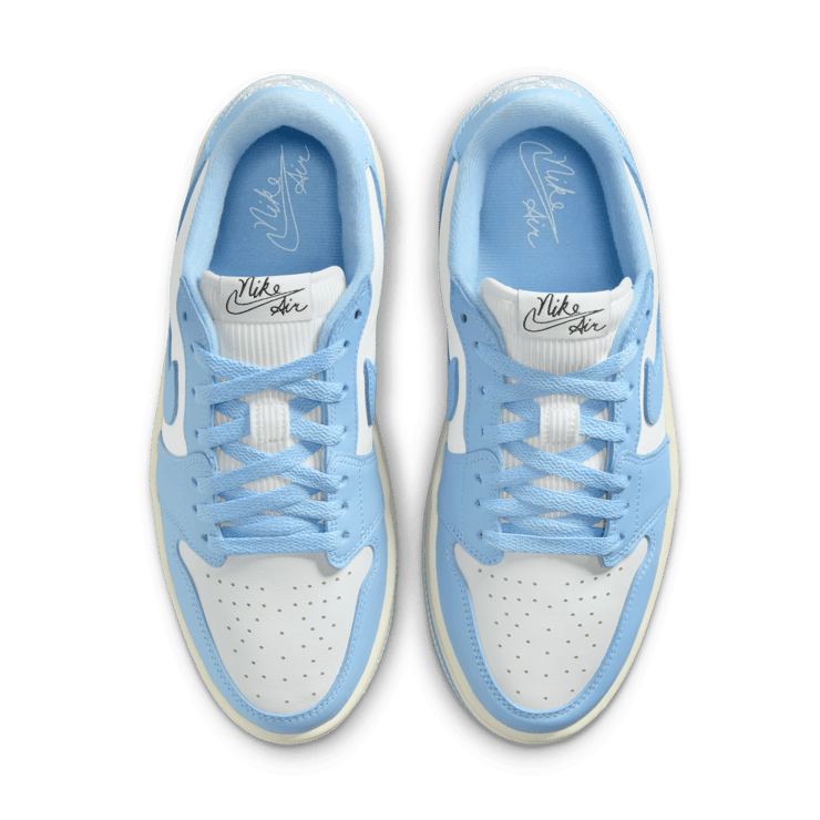 Air Jordan 1 Low Triple Stack UNC (W) Angle 3