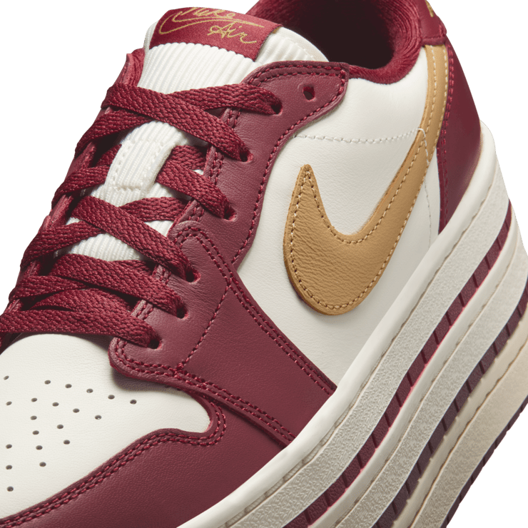 Air Jordan 1 Low Triple Stack Team Red (W) Angle 5