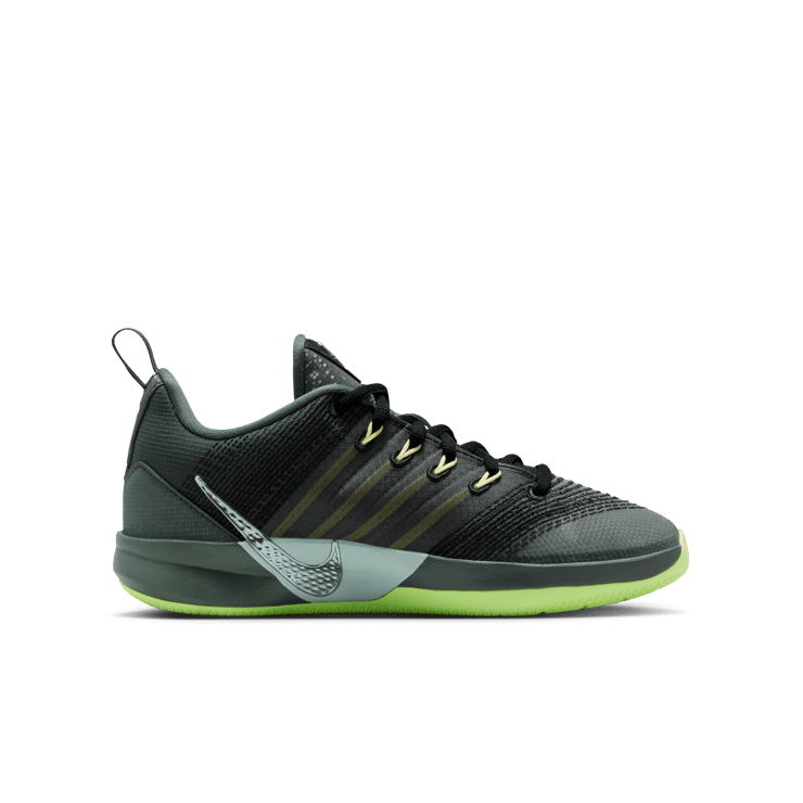 Nike Sabrina 3 Iron Grey Barely Volt (GS) Angle 3