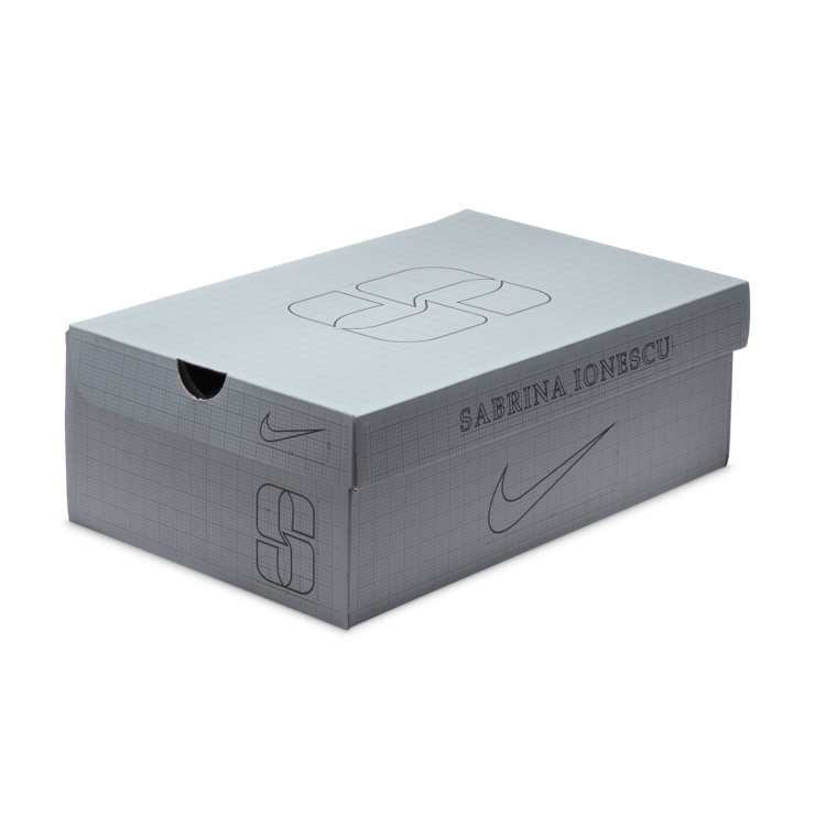 Nike Sabrina 3 Iron Grey Barely Volt (GS) Angle 4