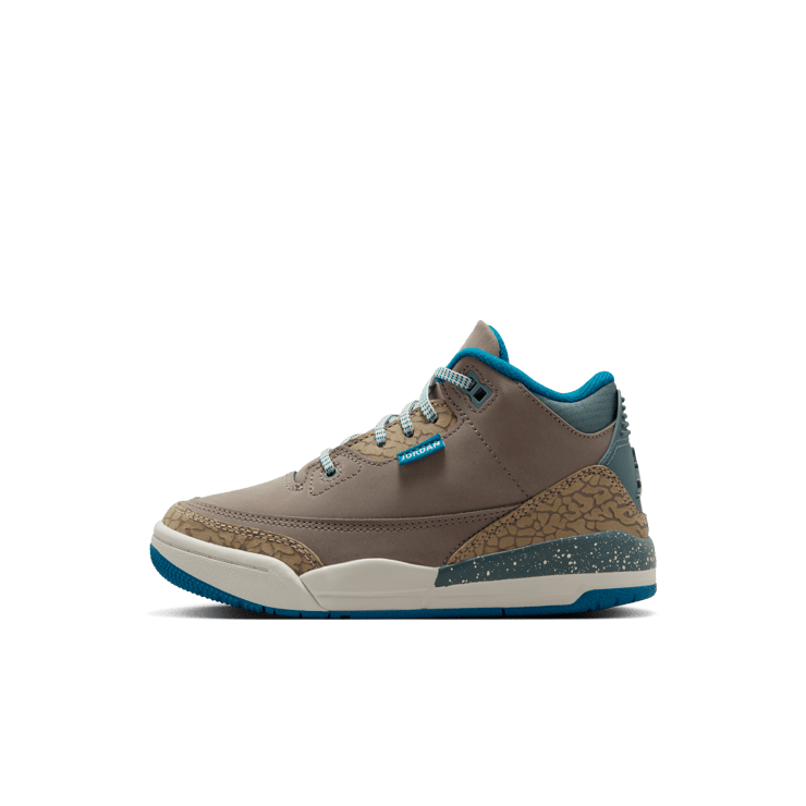 Air Jordan 3 Retro Olive Grey (PS) Angle 2
