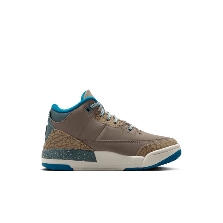 Air Jordan 3 Retro Olive Grey (PS) Angle 1