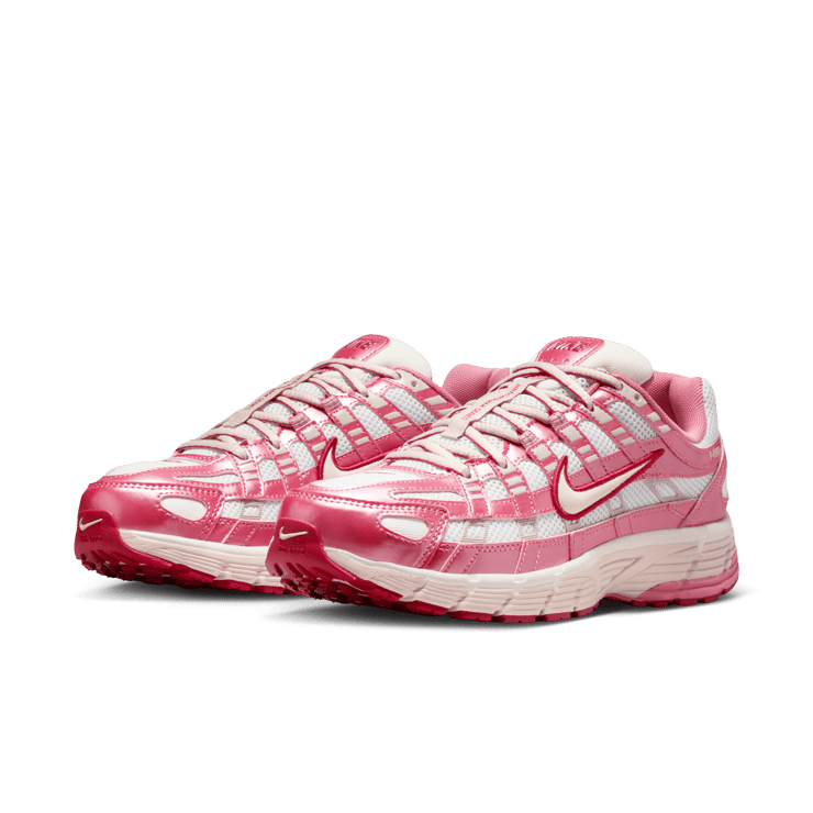 Nike P-6000 White Silt Red Peony (W) Angle 2