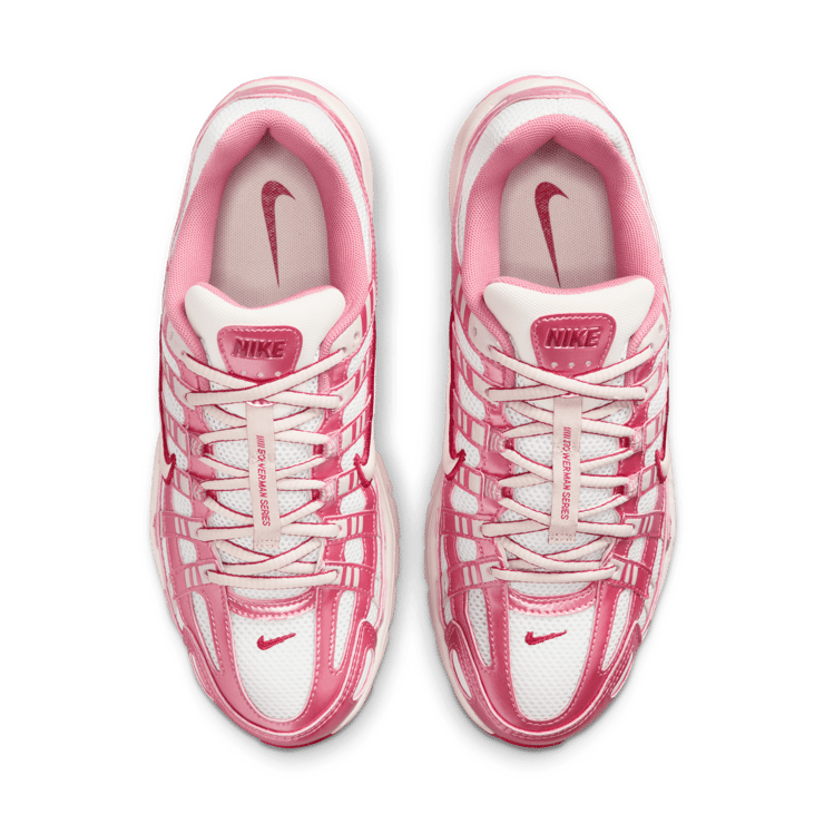 Nike P-6000 White Silt Red Peony (W) Angle 5