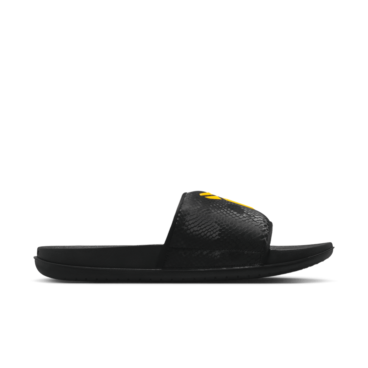 Nike Kobe Offcourt Slide Black University Gold Angle 4