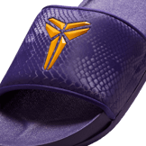 Nike Kobe Offcourt Slide Purple University Gold Angle 5