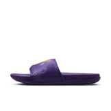 Nike Kobe Offcourt Slide Purple University Gold Angle 0