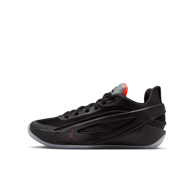 Jordan Luka 5 Black Bright Crimson (GS) Angle 3