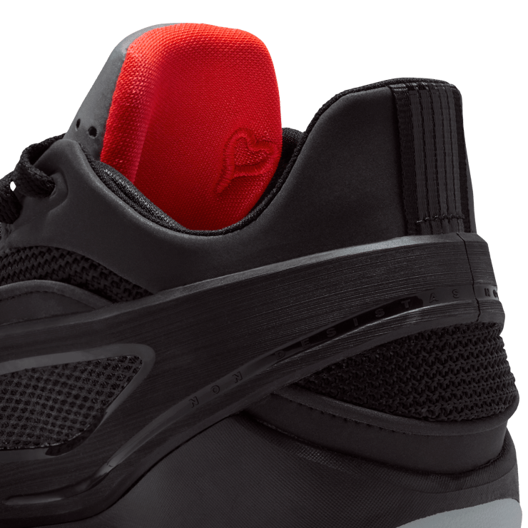 Jordan Luka 5 Black Bright Crimson (GS) Angle 6