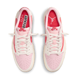 Air Jordan 1 Retro Low OG Travis Scott Sail Tropical Pink Angle 2