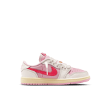 Air Jordan 1 Retro Low OG Travis Scott Sail Tropical Pink (PS) Angle 1