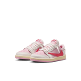 Air Jordan 1 Retro Low OG Travis Scott Sail Tropical Pink (PS) Angle 3