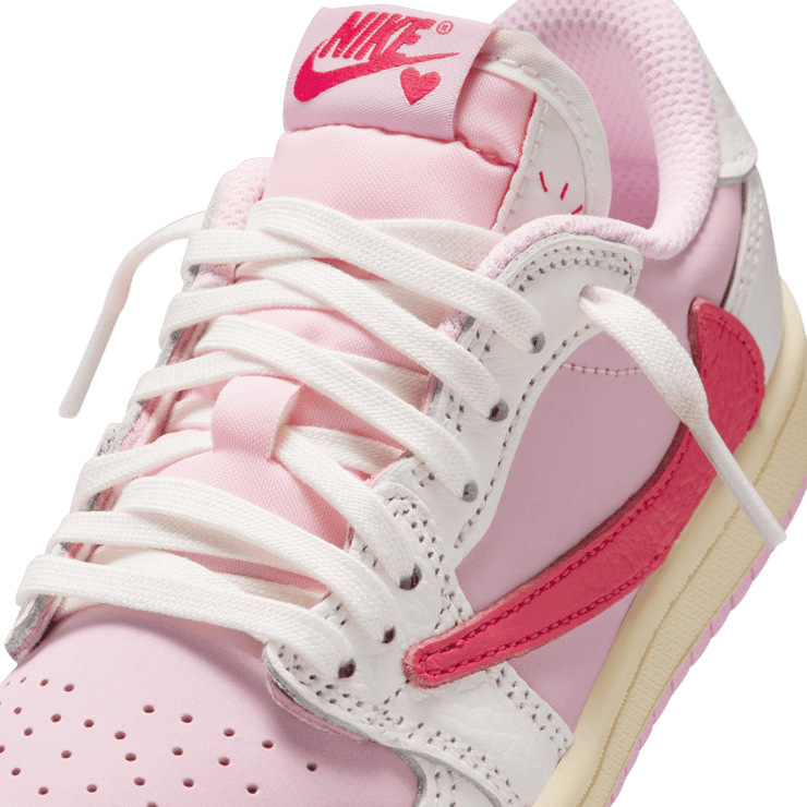 Air Jordan 1 Retro Low OG Travis Scott Sail Tropical Pink (PS) Angle 5