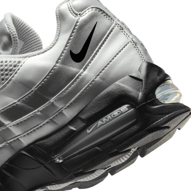 Nike Air Max 95 Big Bubble Total 90 Metallic Silver Angle 7