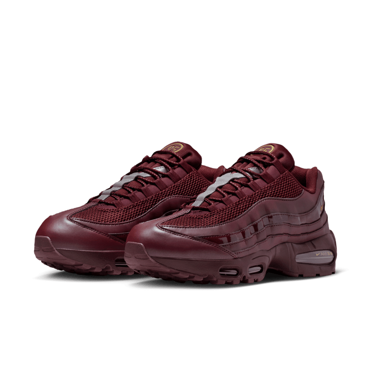 Nike Air Max 95 Big Bubble Total 90 Burgundy Crush Angle 4