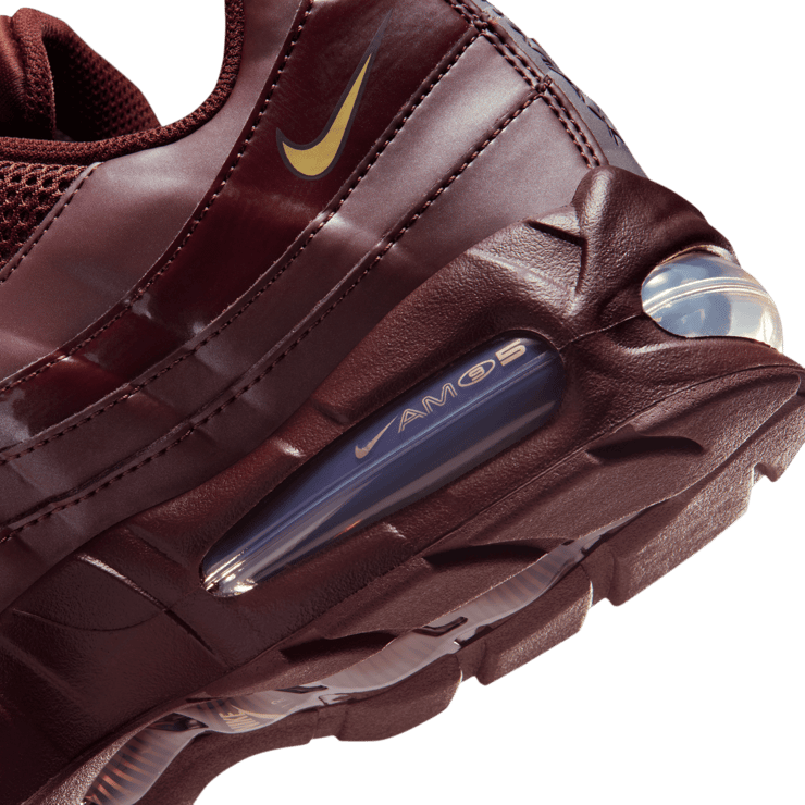 Nike Air Max 95 Big Bubble Total 90 Burgundy Crush Angle 7