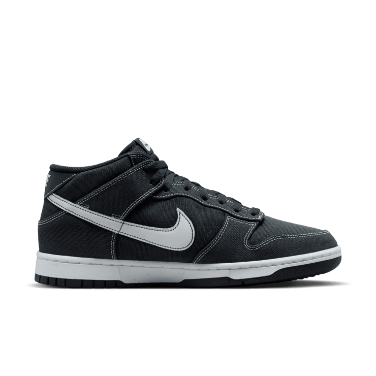 Nike Dunk Mid Off Noir Canvas Angle 1