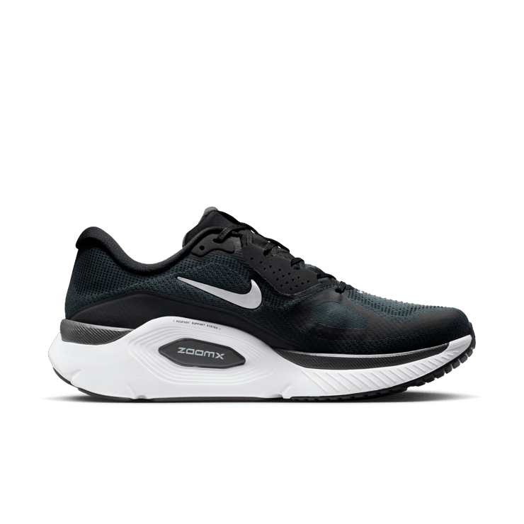 Nike Structure Plus Black White Angle 1