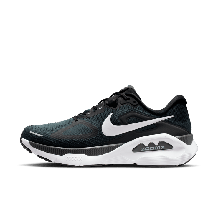 Nike Structure Plus Black White Angle 4