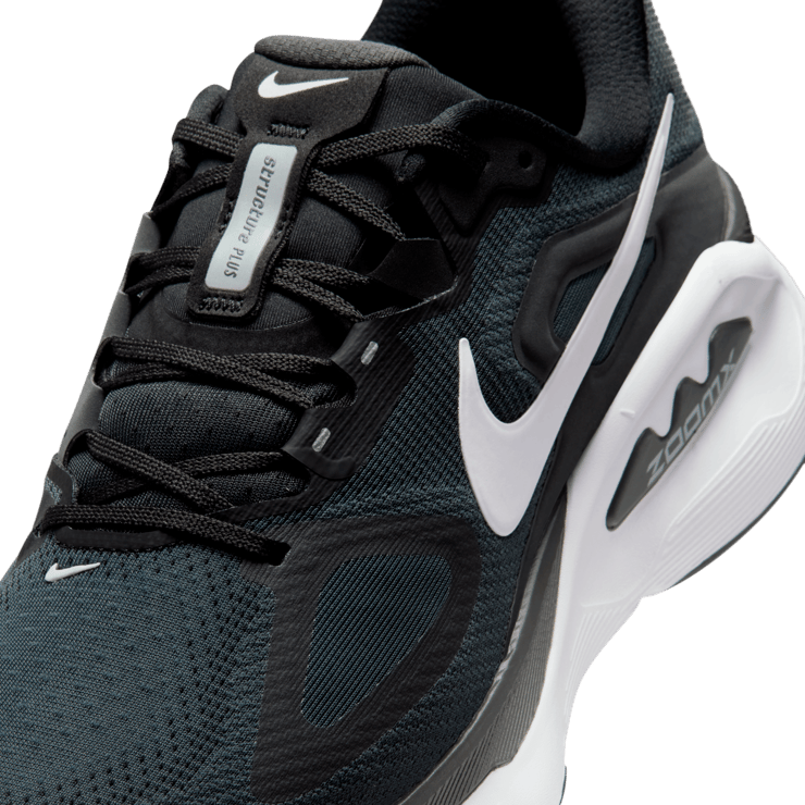 Nike Structure Plus Black White Angle 6