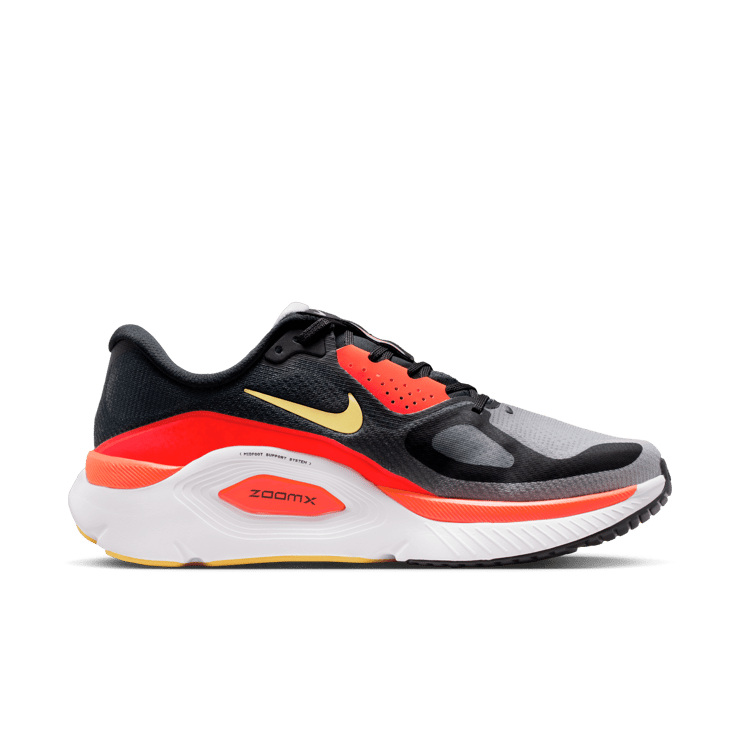 Nike Structure Plus Black Bright Crimson Angle 1
