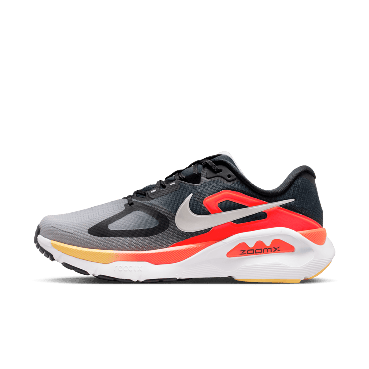 Nike Structure Plus Black Bright Crimson Angle 3