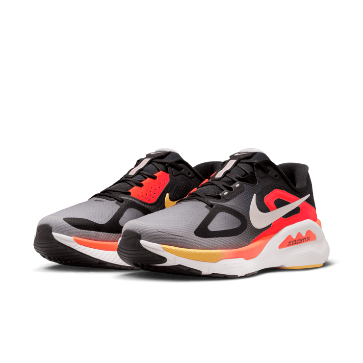 Nike Structure Plus Black Bright Crimson Angle 0