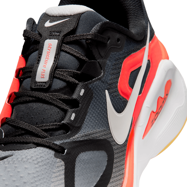 Nike Structure Plus Black Bright Crimson Angle 7