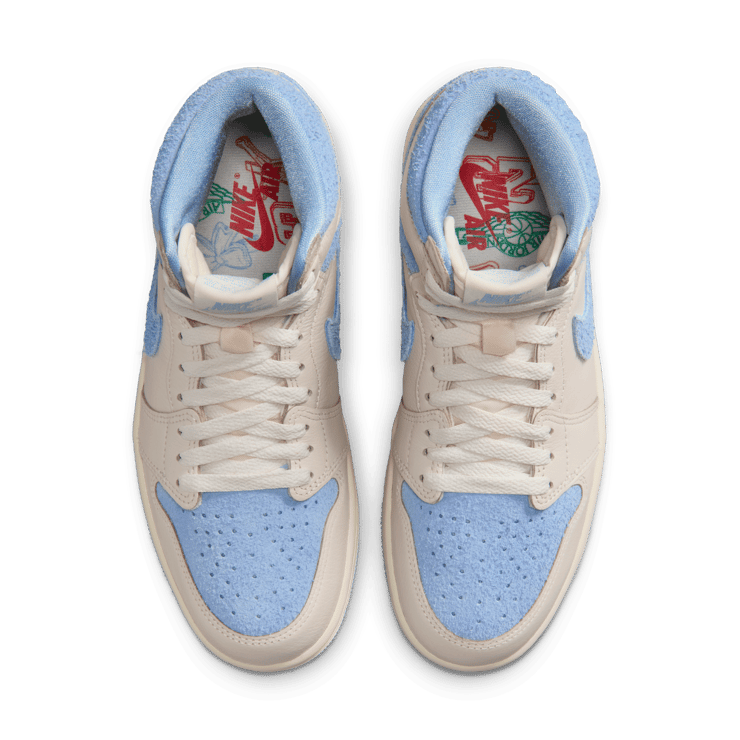 Air Jordan 1 Retro High OG Pale Ivory Psychic Blue (W) Angle 1