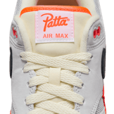 Nike Air Max 1 Waves Patta Pure Platinum Hyper Crimson Angle 3