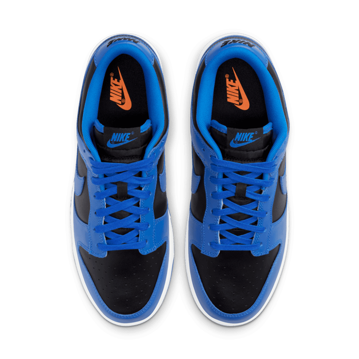 Nike Dunk Low Retro Black Hyper Cobalt Angle 1