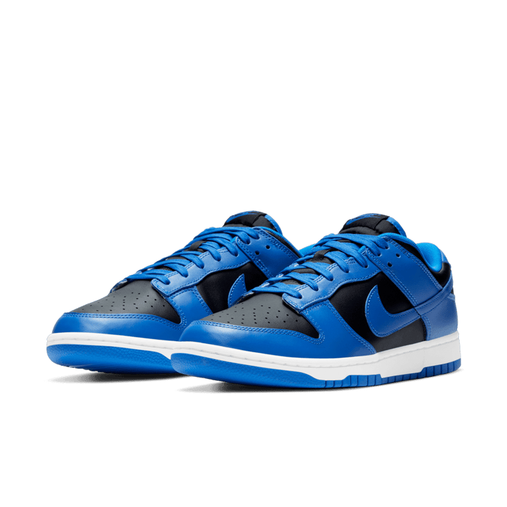 Nike Dunk Low Retro Black Hyper Cobalt Angle 2