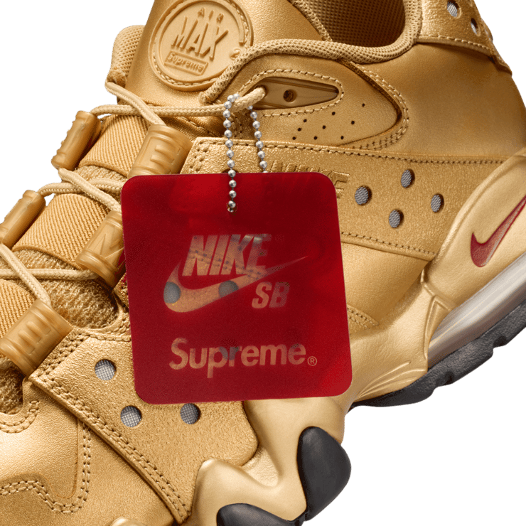 Nike SB Air Max CB '94 Supreme Metallic Gold Angle 9