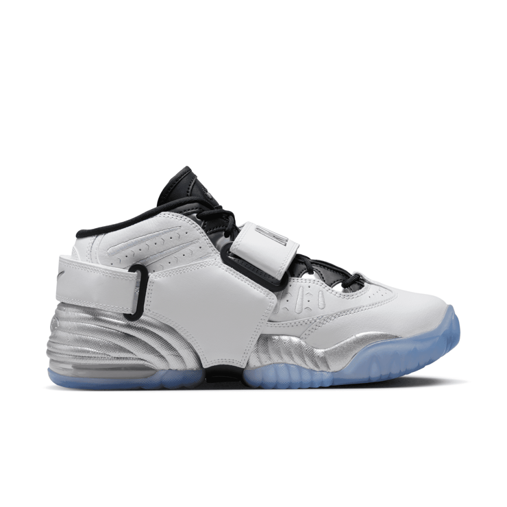 Nike Air Adjust Force White Metallic Silver Black (W) Angle 1