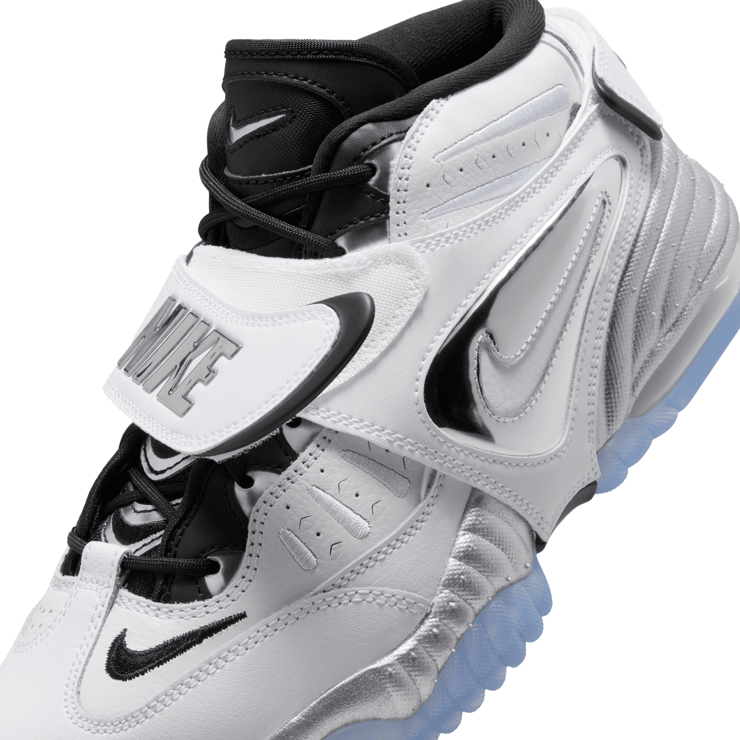 Nike Air Adjust Force White Metallic Silver Black (W) Angle 5