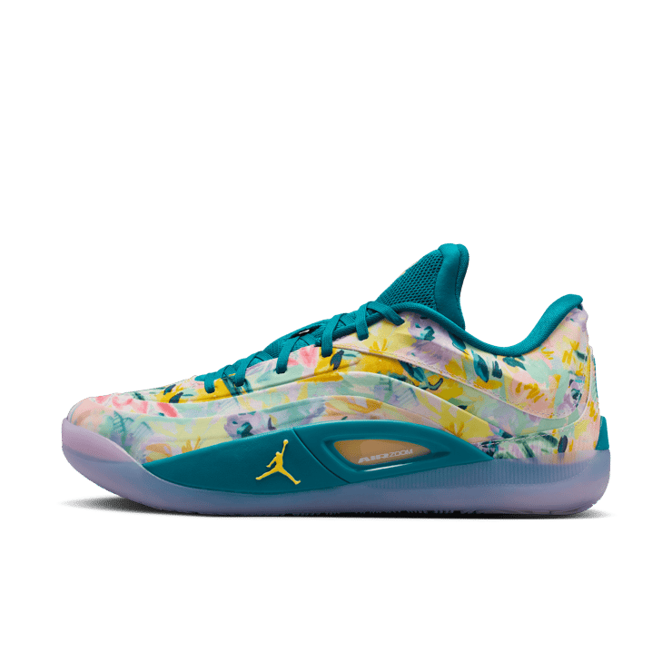 Jordan Zion 4 Tropical Teal Angle 0