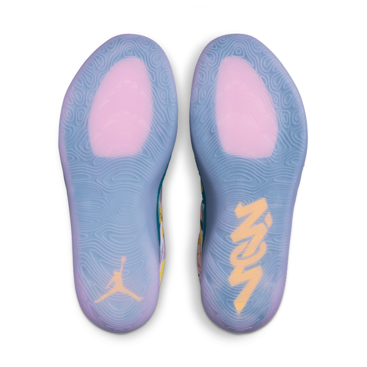 Jordan Zion 4 Tropical Teal Angle 7