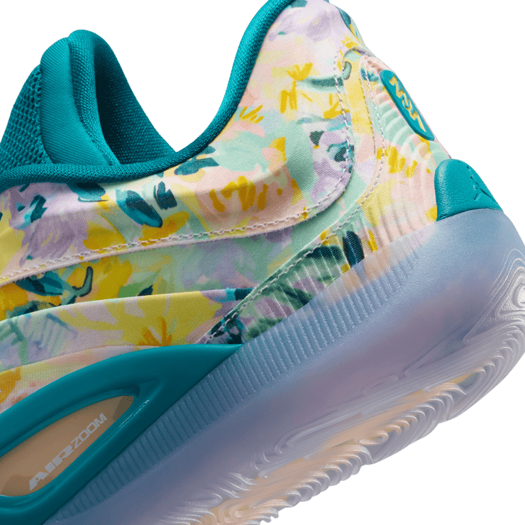 Jordan Zion 4 Tropical Teal Angle 5