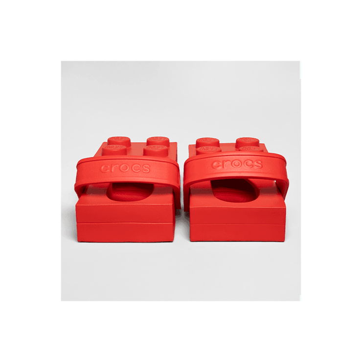 Crocs Brick Clog LEGO Red Angle 2