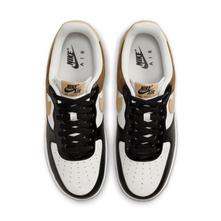 Nike Air Force 1 Low White Black Brown Angle 1