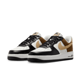 Nike Air Force 1 Low White Black Brown Angle 2